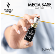 Victoria Vynn  Rubber Base | Victoria Vyn Gel Polish Mega Base | Hard & Long Nails | Milky White 8 ml.