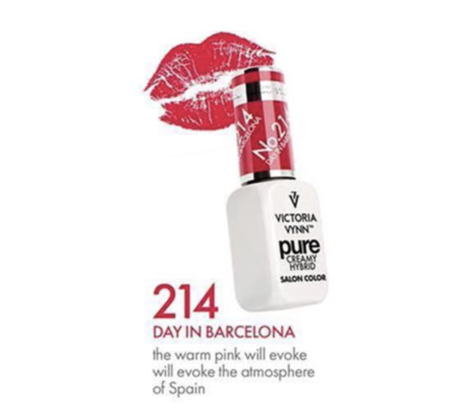 Victoria Vynn  Victoria Vynn | Pure Gellak | 214 Day in Barcelona | 8 ml. | Rood