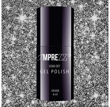 IMPREZZ® IMPREZZ® Gellak | 22 | 6 ml. | Zilver Glitter Grof