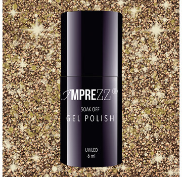 IMPREZZ® IMPREZZ® Gellak | 21 | 6 ml. | Goud Glitter Grof