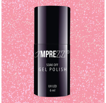 IMPREZZ® IMPREZZ® Rubber Base | Blush Crystal | Shimmer | 6 ml | Blush Crystal | Shimmer