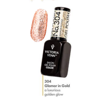 Victoria Vynn  Victoria Vynn Magic Charm Collectie 304 | Glamor in Gold | 8 ml | Goud Goud Glitter