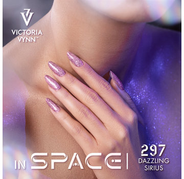 Victoria Vynn  Victoria Vynn In Space Collectie 297 | Dazzling Sirius | 8 ml | Paars Hologram