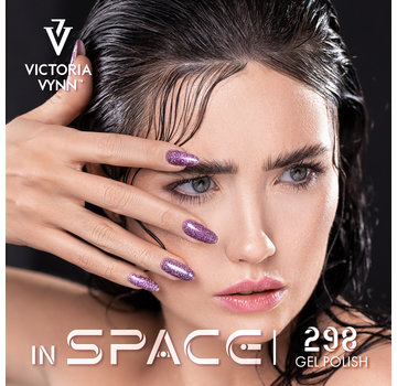 Victoria Vynn  Victoria Vynn In Space Collectie 298 | Purple Spica | 8 ml | Donkerpaars Hologram