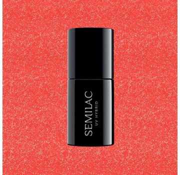 Semilac Semilac Gellak | 392 Red Hearbreaker | 7 ml | Rood Glitter