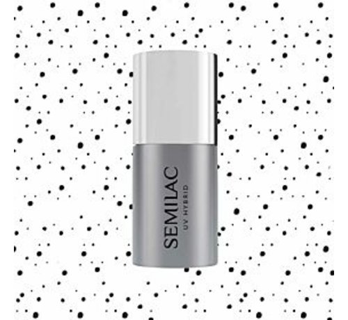 Semilac Semilac Topcoat | T20 Black Sprinkles | Topgel No Wipe | 7ml | Zwarte Glitters