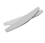 Nagelvijlen Moon - Verpakt per 25 stuks 100/180 grit Standaard - Vijlen Nagelstyliste - Grootverpakking - Doos 2500 stuks