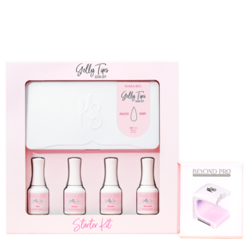 Kiara Sky™ Kiara Sky Gelly Tips KIT - STILETTO SHORT - inclusief lamp! - Super snel lange nagels op een gemakkelijke manier - de nieuwste uitvinding op het gebied nagelverlenging
