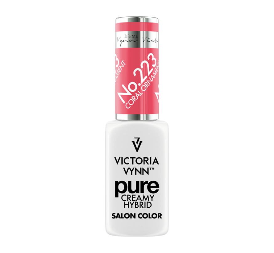 Victoria Vynn | Pure Gellak | Pattern Collectie | 223 Coral Ornament | 8 ml | Koraal Roze