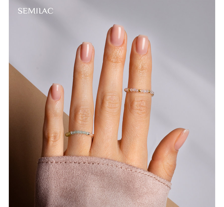 Semilac Gellak | 584 Just Nude | Naked Nails Collectie | 7 ml | Nude