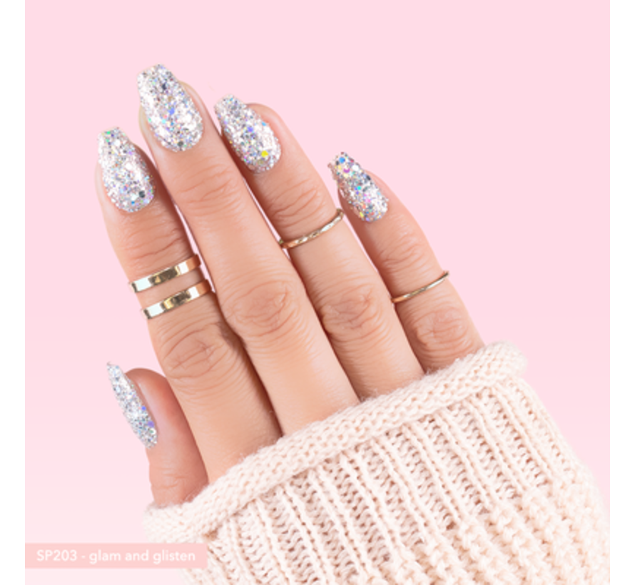 Kiara Sky Gelly Tips KIT - COFFIN SHORT - inclusief lamp!  - Super snel lange nagels op een gemakkelijke manier - de nieuwste uitvinding op het gebied nagelverlenging