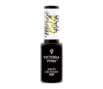 Victoria Vynn  Victoria Vynn | Mirage  Gold |  Topgel | Topcoat No Wipe | Gold Sparkle | Glitter | 8ML