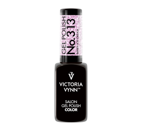 Victoria Vynn  Victoria Vynn Salon Gellak | Summer Together | Berry Ice Cream | 313 | Lila  | Witte Flakes | 8 ml