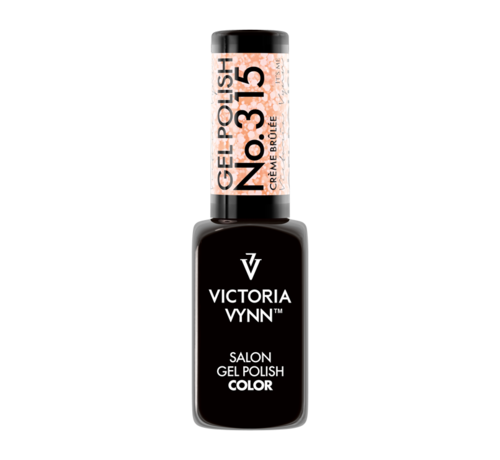 Victoria Vynn  Victoria Vynn Salon Gellak | Summer Together | Créme Brulée | 315 | Pastel Peach | Witte Flakes | 8 ml