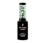 Victoria Vynn  Victoria Vynn Salon Gellak | Summer Together | Kiwi Mousse | 317 | Pastel Groen | Witte Flakes | 8 ml