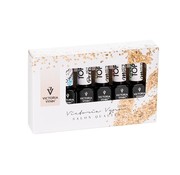 Victoria Vynn  Victoria Vynn Gellak | 5 PACK Gel Polish Tops | Top Gold Mirage, Top Red Mirage, Top Green Mirage, Top Matt Peper, Top Gloss |