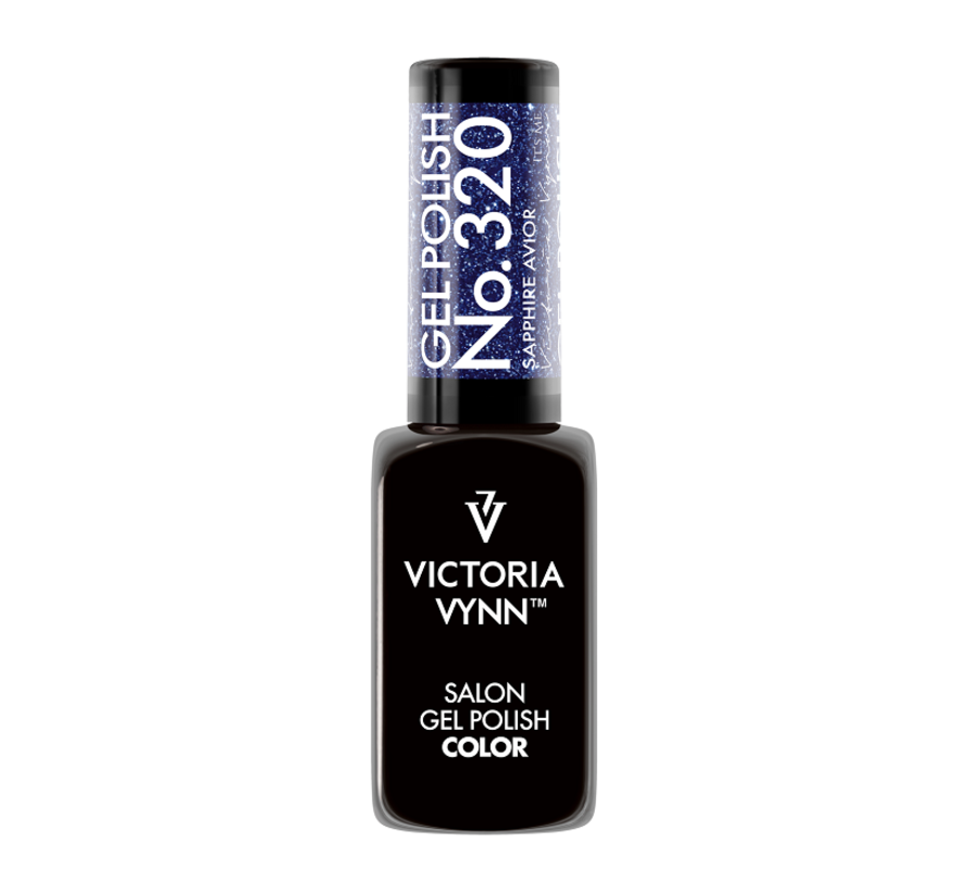 Victoria Vynn Salon Gellak | 320 | Sapphire Avior | 8 ml | Donker Blauw Shimmer