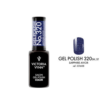 Victoria Vynn  Victoria Vynn Salon Gellak | 320 | Sapphire Avior | 8 ml | Donker Blauw Shimmer