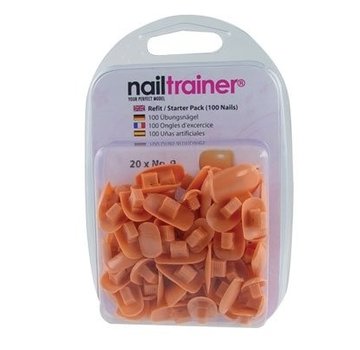 Essential Nails Essential Nails | Refill Tips voor de Nailtrainer| Nail practice hand | Oefenhand