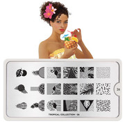 MoYou London Stempelplaat | Nail Art Stamping | Tropical 25