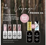 Victoria Vynn  Victoria Vynn Pure Gellak Bundel | Voyage! Collectie | 229 t/m 236 | 8 Nude kleuren + GRATIS Megabase Clear 8ML en  GRATIS Top Gloss 8ML