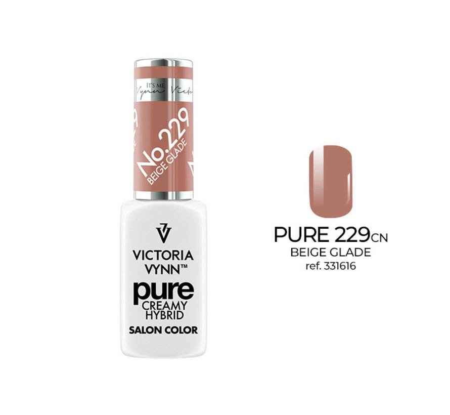 Victoria Vynn | Pure Gellak | Voyage! Collectie | 229 Beige Glade | 8 ml | Bruin Nude