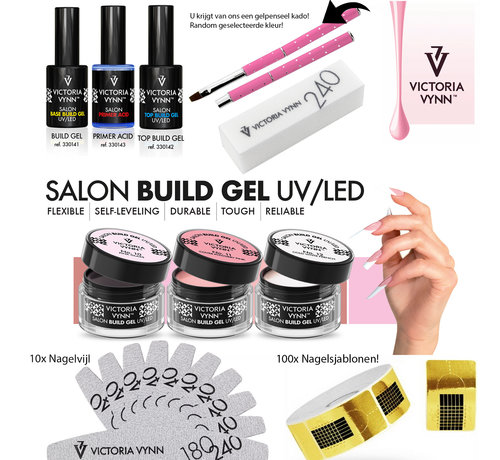 Victoria Vynn  Starterset Gel | Victoria Vynn | Babyboom Set | Builder Gel om je nagels mee te verlengen of te verstevigen | uitgebreide set om mee te starten