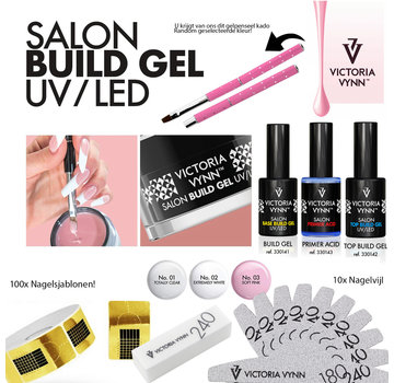 Victoria Vynn  Starterset Gel | Victoria Vynn | French Manicure Set | Builder Gel om je nagels mee te verlengen of te verstevigen | Super compleet om mee te starten