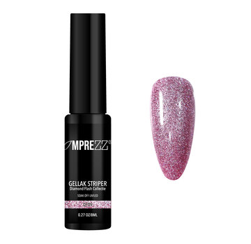 IMPREZZ® IMPREZZ® Gellak Striper DF09 Diamond Flash Roze Hologram Glitter