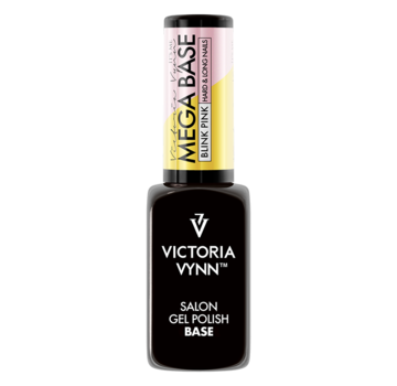 Victoria Vynn  Rubber Base | Victoria Vynn™ Gel Polish Mega Base | Hard & Long Nails | Blink Pink | 8ml | Roze Glitter