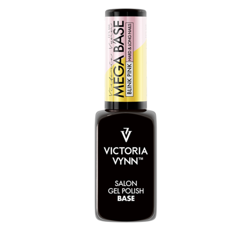 Victoria Vynn  Rubber Base | Victoria Vynn™ Gel Polish Mega Base | Hard & Long Nails | Blink Pink | 8ml | Roze Glitter