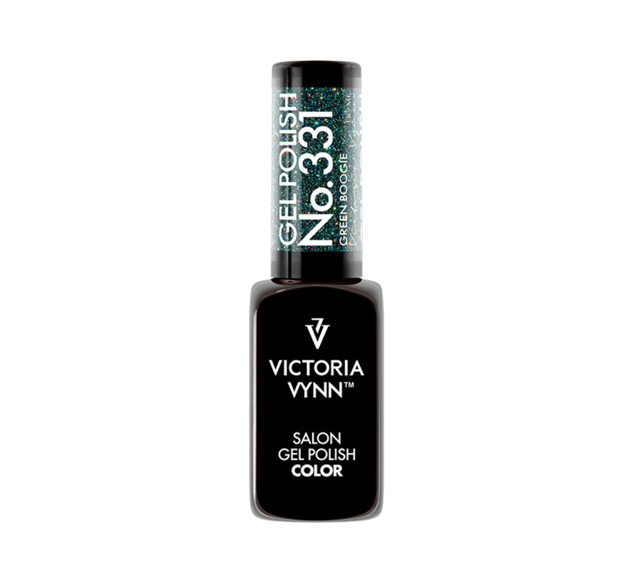 Victoria Vynn Salon Gellak | Disco Fever Collectie | Green Boogie | 331 | Groen | Glitter | 8 ml
