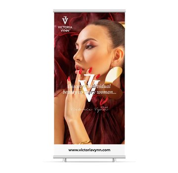 Victoria Vynn  Victoria Vynn | Roll Up Banner | Beauty In Every Woman - Rood | 200 x 100 cm