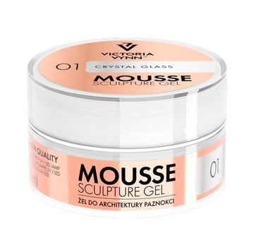 Victoria Vynn  Victoria Vynn | Mousse Sculpture Gel | 01 Crystal Glass | Transparant | 15 ml