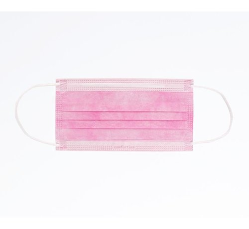 Comforties Comforties Mondmaskers Type IIR met elastieken bandjes | Roze