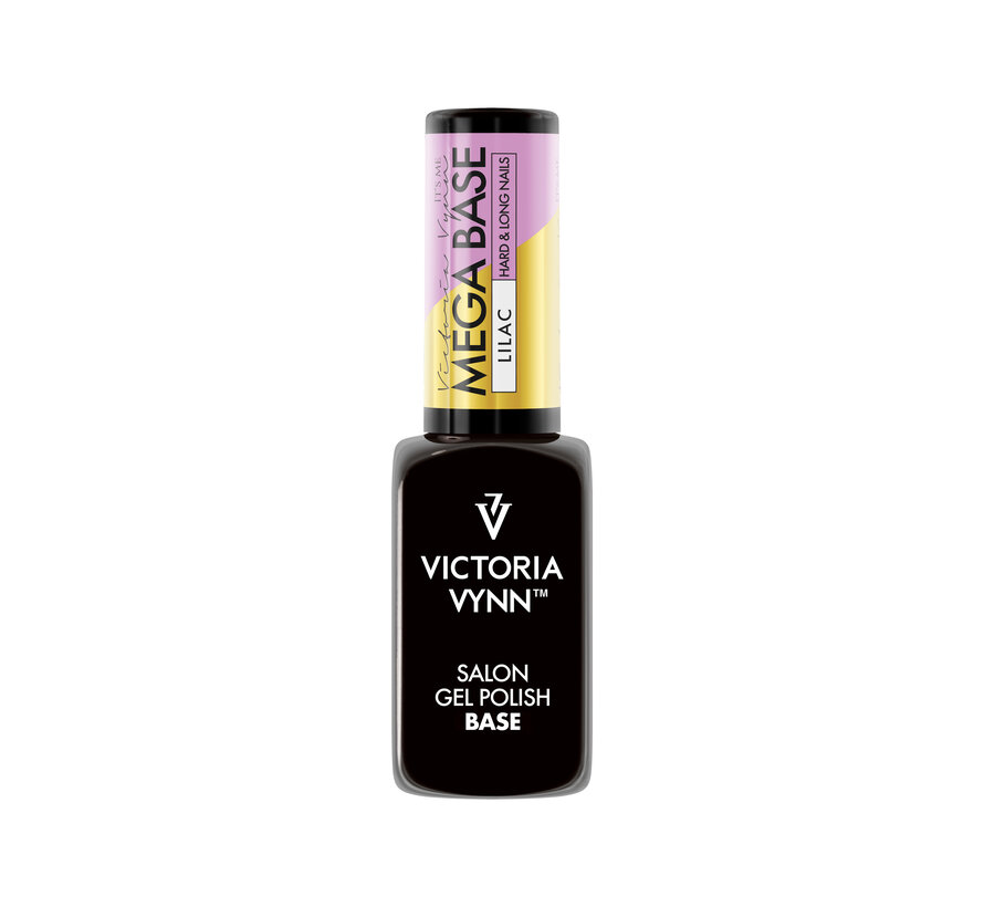 Rubber Base - Victoria Vynn™ Gel Polish Mega Base - Hard & Long Nails - Lilac 8 ml. - Colored buildergel/Rubberbase in een flesje