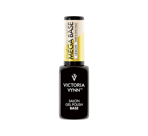 Victoria Vynn  Rubber Base - Victoria Vynn™ Gel Polish Mega Base - Hard & Long Nails - Lemon 8 ml. - Colored buildergel/Rubberbase in een flesje