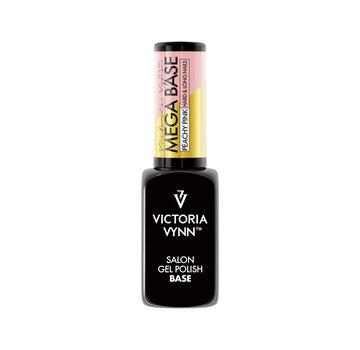 Victoria Vynn  Rubber Base - Victoria Vynn™ Gel Polish Mega Base - Hard & Long Nails - Peachy Pink 8 ml. - Colored buildergel/Rubberbase in een flesje