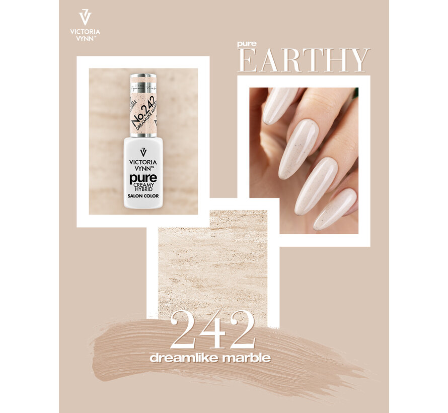 Victoria Vynn Pure Gellak | Earthy  | 242 Dreamlike Marble | 8ml | NIEUW