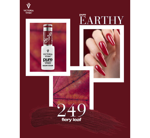 Victoria Vynn  Victoria Vynn Pure Gellak | Earthy  | 249 Fiery Leaf | 8ml | NIEUW