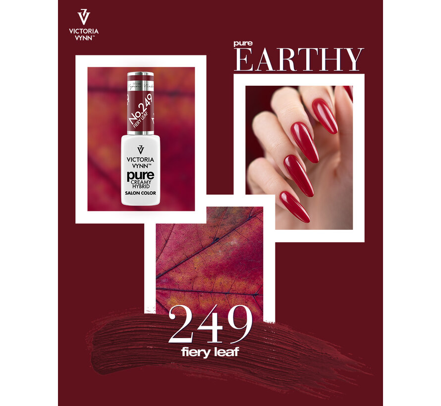 Victoria Vynn Pure Gellak | Earthy  | 249 Fiery Leaf | 8ml | NIEUW