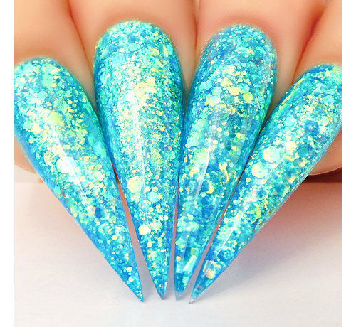 Kiara Sky™ Kiara Sky Sprinkle On Glitter SP227 - I SEE BLUE - 25 gram - Strooi deze losse glitters in jouw gellak - gel of acryl en maak van jouw nagels een feestje