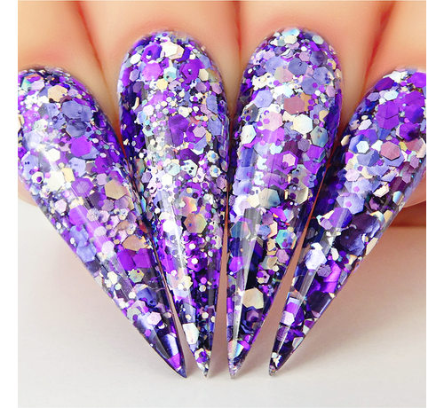 Kiara Sky™ Kiara Sky Sprinkle On Glitter SP236 - AMETHYST - 25 gram - Strooi deze losse glitters in jouw gellak - gel of acryl en maak van jouw nagels een feestje