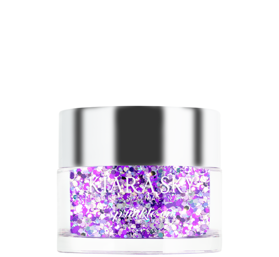 Kiara Sky Sprinkle On Glitter SP236 - AMETHYST - 25 gram - Strooi deze losse glitters in jouw gellak - gel of acryl en maak van jouw nagels een feestje