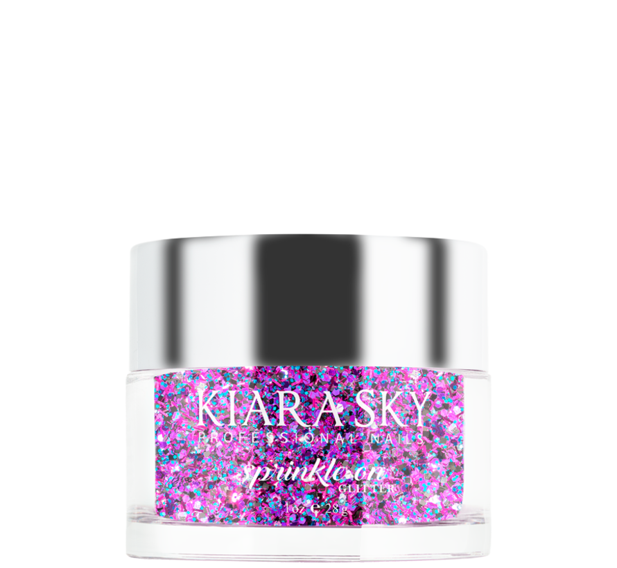 Kiara Sky Sprinkle On Glitter SP230 - NEBULA - 25 gram - Strooi deze losse glitters in jouw gellak - gel of acryl en maak van jouw nagels een feestje