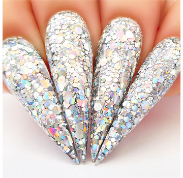Kiara Sky™ Kiara Sky Sprinkle On Glitter SP203 - GLAM AND GLISTEN - 25 gram - Strooi deze losse glitters in jouw gellak - gel of acryl en maak van jouw nagels een feestje