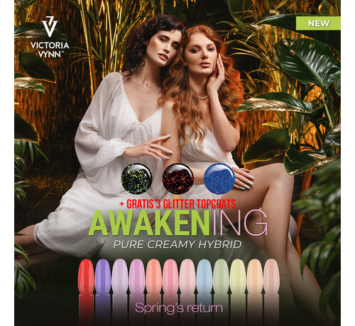 Victoria Vynn  Gellak Victoria Vynn™ Pure Awakening Bundel | Met gratis 3 glitter topcoats!