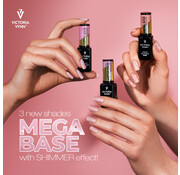 Victoria Vynn  Victoria Vynn Rubber Base | Mega Base Shimmer bundel 3 kleuren + 1 gratis Victoria Vynn Tape Bond 15ml