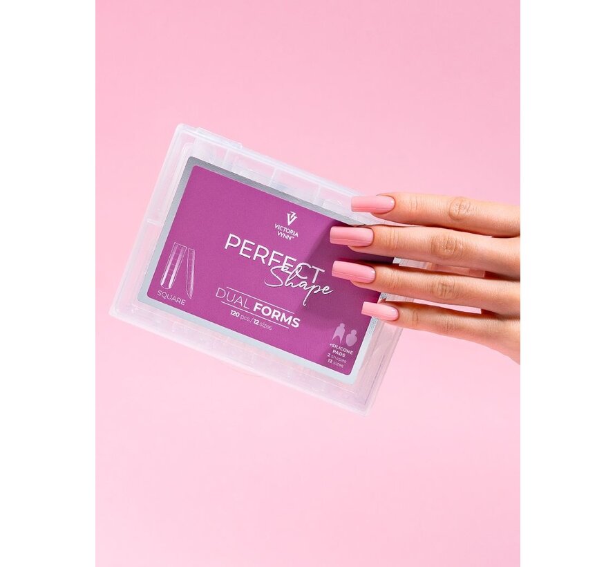 Victoria Vynn PERFECT SHAPE DUAL FORMS Square, 120 st.