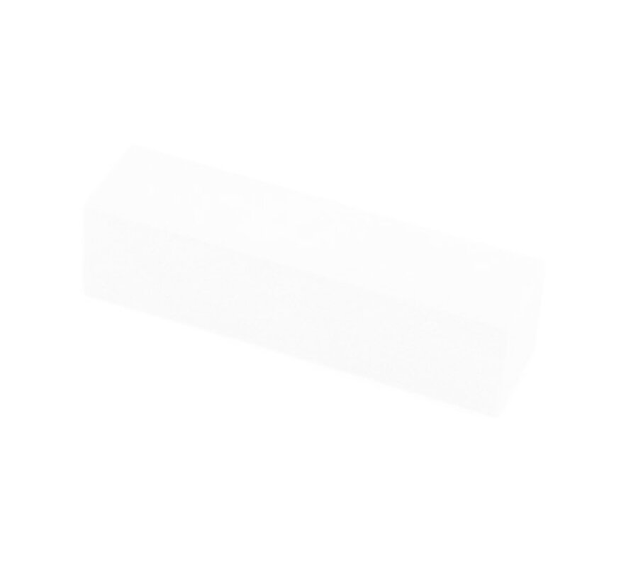 Blok Vijl Wit  verpakt (10 stuks) - 240/240 grit
